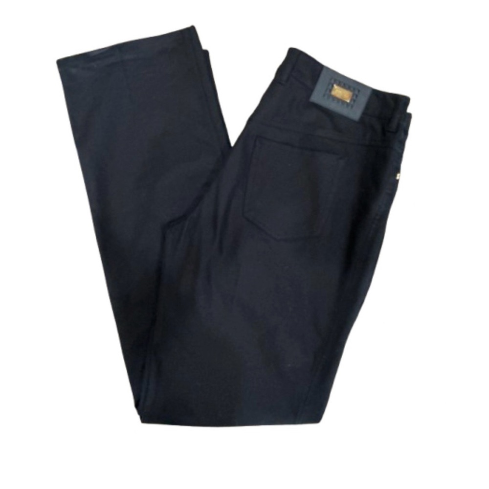 Escada Straight Leg Black Jeans EU 40Long